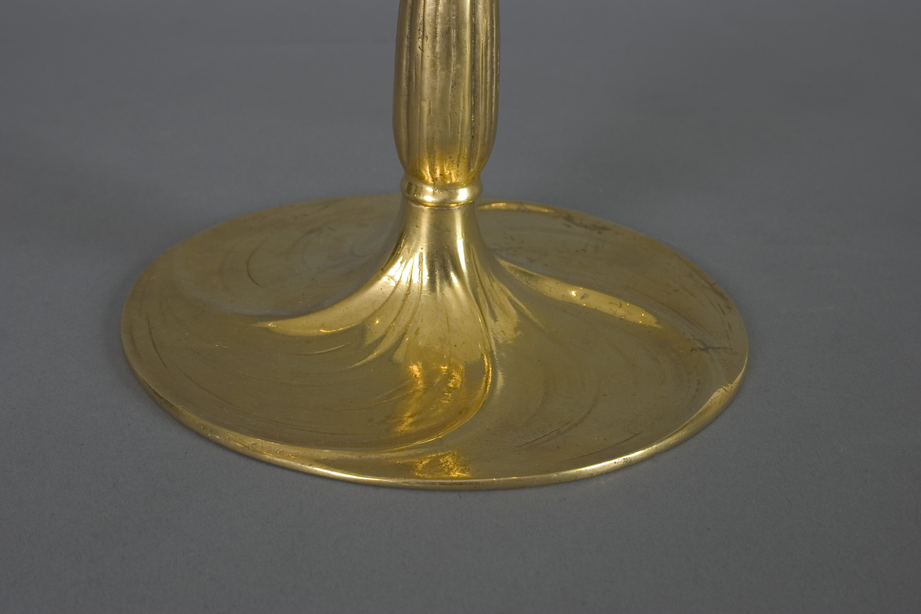 Pair of Bronze Riemerschmid Candlesticks